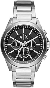 A|X Armani Exchange Chronograph Watch for Men with Stainless Steel, Silicone or Leather Band A｜X Armani Exchange