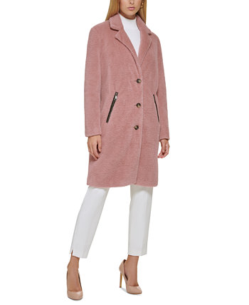 Женское пальто Petite Teddy, созданное для Macy's DKNY