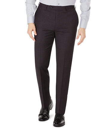 Мужской облегающий шерстяной костюм с брюками Calvin Klein