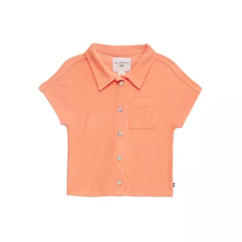 Маленький детский &amp; Детская махровая рубашка-кабана Sol Angeles