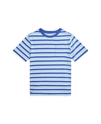Big Boys Striped Cotton Jersey Pocket T-shirt Ralph Lauren