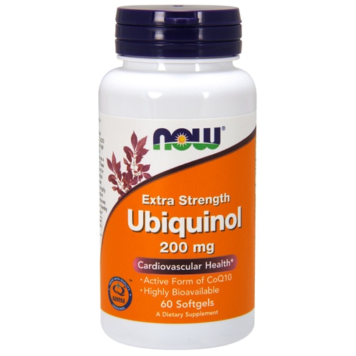 Ubiquinol - 200 мг - 60 капсул - NOW Foods NOW Foods