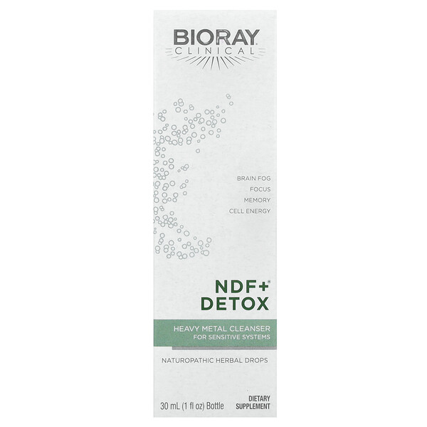 NDF Plus, Нежное Очищение от Тяжелых Металлов - 30 мл - Bioray Bioray