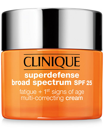 Мульти-корректирующий крем Superdefense SPF 25 Fatigue + 1st Signs of Age - Типы кожи 3 и 4 Clinique