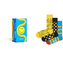 Подарочный набор из 3-х смайликов Happy Socks
