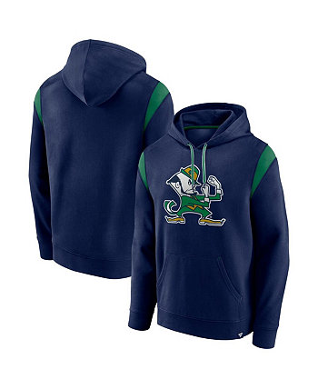Мужской темно-синий пуловер с капюшоном Notre Dame Fighting Irish Gym Rat Fanatics