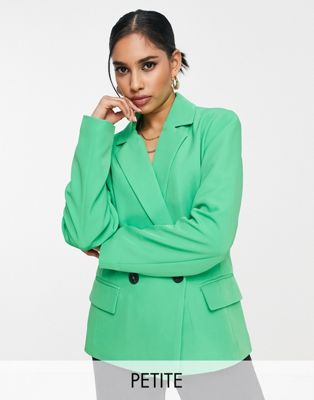 Мятно-зеленый сшитый на заказ пиджак Vila Petite Exclusive Vila Petite