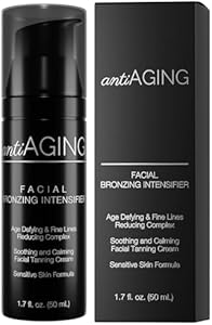 Onyx Anti-Aging Indoor Face Tanning Lotion - Accelerates Tanning, Hydrates & Protects Skin Aging, Intense Tanning Moisturizer, 1.7 fl oz Onyx