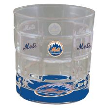 New York Mets 10oz. Team Bottoms Up Squared Rocks Glass Unbranded