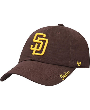 Женская коричневая регулируемая кепка San Diego Padres Team Miata '47 Clean Up '47 Brand