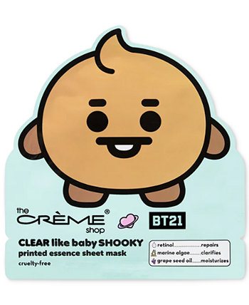 x BT21 BABY Clear Like Baby Shooky Printed Essence Sheet Mask The Creme Shop