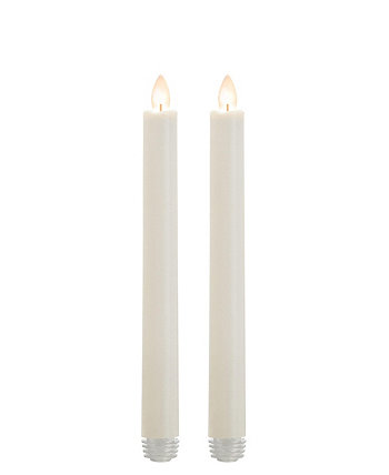 Светодиодные конические свечи, высота 9 дюймов, набор из 2 шт. Whitehurst