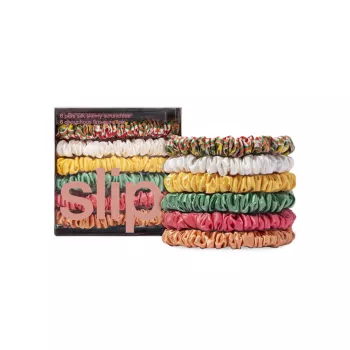 Slip Pure Silk 6-Piece Skinny Scrunchies Set Slip