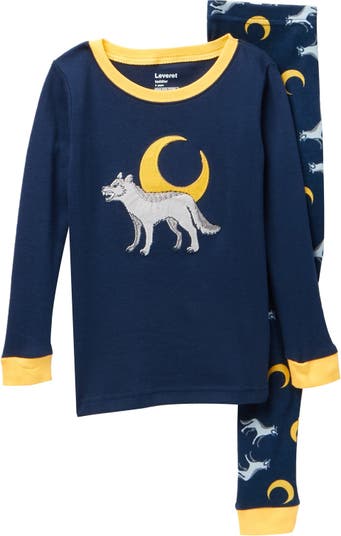 Wolf 2-Piece Pajama Set Leveret