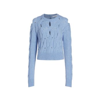 Iha Open Cable-Knit Sweater Helmut Lang