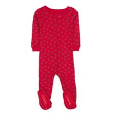 Leveret Kids Footed Cotton Pajama Snowflake 12-18 Month Leveret