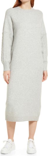 Платье-свитер с длинными рукавами реглан Nordstrom