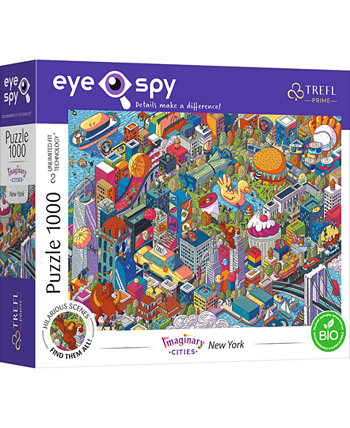 Пазл Prime Puzzles UFT Eye Spy, 1000 деталей — Воображаемые города — Нью-Йорк, США Trefl