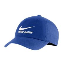 Men's Nike Royal Duke Blue Devils Heritage86 Campus Adjustable Hat Nitro USA
