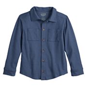 Boys 4-12 Jumping Beans® Cozy Knit Button-Down Shirt Jumping Beans