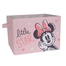 Lambs & Ivy Disney Baby Minnie Mouse Pink Foldable Storage Basket/container/bin Lambs & Ivy