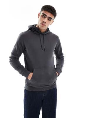 ONLY & SONS hoodie in charcoal Only & Sons