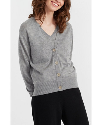 Chinti & Parker Pure Merino Ultra Fine V-Neck Knit Cardigan Chinti and Parker