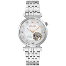 Женские часы Bulova Regatta Diamond Automatic с автоподзаводом - 96P222 Bulova