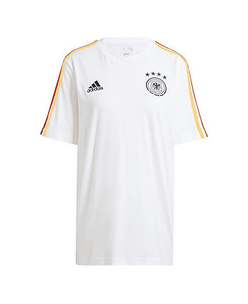 Мужская белая футболка с тремя полосками DNA National Team Germany Adidas