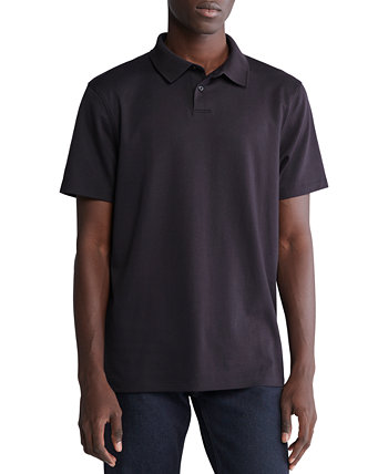 Мужская хлопковая рубашка-поло Supima с короткими рукавами Calvin Klein