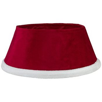 Northlight 25" Red Santa Suit Round Christmas Tree Collar Northlight