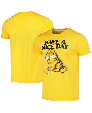 Мужская и женская футболка Gold Garfield Tri-Blend Homage