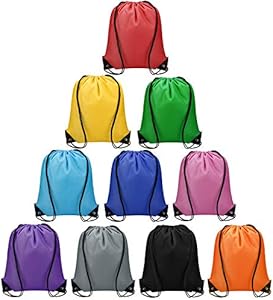 Рюкзак повседневный Vorspack Drawstring 10 штук для праздника, спортзала, поездки Vorspack