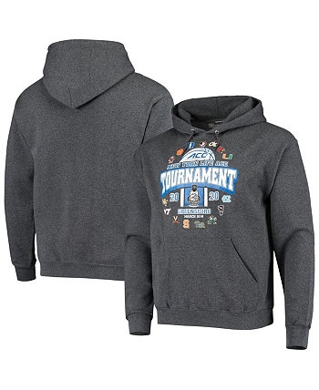 Men's Charcoal 2020 ACC Men's Basketball Tournament Pullover Hoodie The Victory