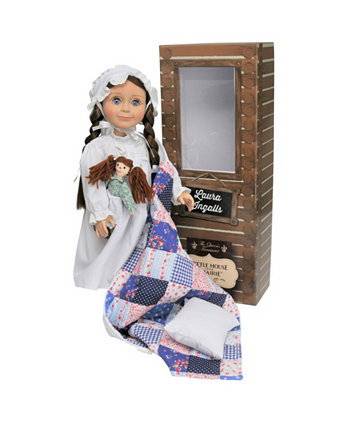 Официально лицензированный домик в прериях 18-дюймовая кукла Лауры Ингаллс The Queen's Treasures