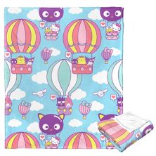 Sanrio Hello Kitty & Friends Air Balloon Party Silky Touch Throw Blanket Licensed Character