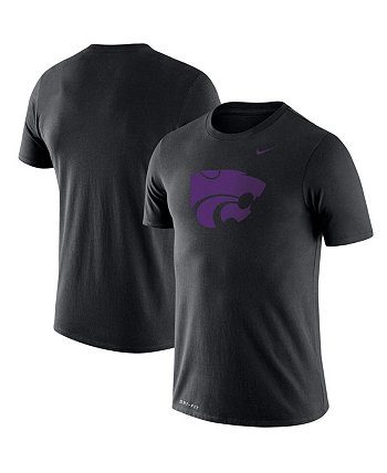 Мужская черная футболка Kansas State Wildcats Big and Tall Legend Primary Logo Performance Nike