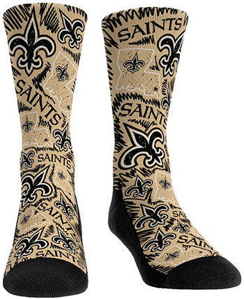 Женские носки с круглым вырезом и логотипом New Orleans Saints Rock 'Em