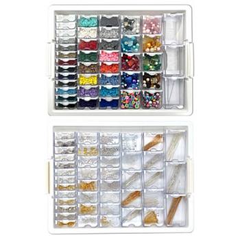 Bead Storage Solutions Elizabeth Ward Mixed Bead Tray with Jewelry Findings Tray Bead Storage Solutions