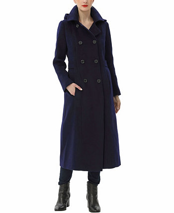 Женское длинное шерстяное прогулочное пальто с капюшоном Laila Kimi and Kai