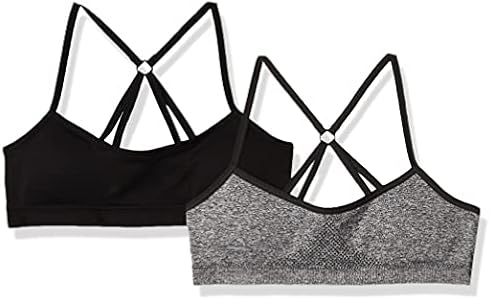 Hanes Girls' Comfortflex Fit Seamless Racerback 2-Pack Bra Hanes