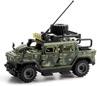 2 in 1 Military Vehicle Building Block Sets Armored Vehicle Building Toy for Age 8 9 10 11 12+, Army Vehicle Truck, Military Car Model Toys Gifts for Boys Generic