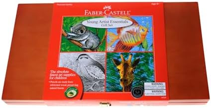 Faber-Castell Young Artist Essentials Gift Set - 64-Piece Premium Quality Art Set for Kids, Medium Faber-Castell