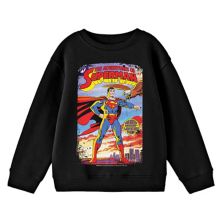 Boy's 8-20 DC Comics Superman Distressed Comic Long Sleeve DC Comics