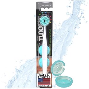 Peak Essentials The Original TUNG Brush Kits | Tongue Cleaner | Odor Eliminator | Fight Bad Breath | Fresh Mint | BPA Free | Made in America | (1 Count/Cap) TUNG