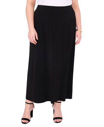 Plus Size Pull-On A-Line Maxi Skirt Vince Camuto
