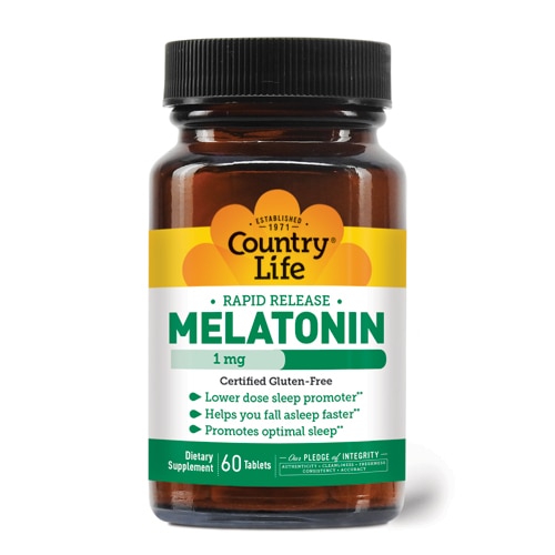 Country Life Мелатонин - 1 мг - 60 таблеток Country Life