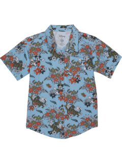 Рубашка с короткими рукавами и пуговицами из ткани с цветочным принтом Tigers Coastal (Little Kids/Big Kids) Chaser