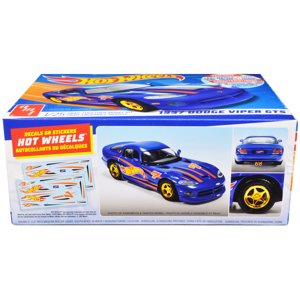 Skill 1 Snap Model Kit 1997 Dodge Viper GTS "Hot Wheels" 1/25 Scale Model by AMT AMT