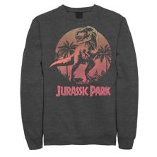 Мужская толстовка с принтом "Парк Юрского периода" T-Rex Gradient Sunset Jurassic Park
